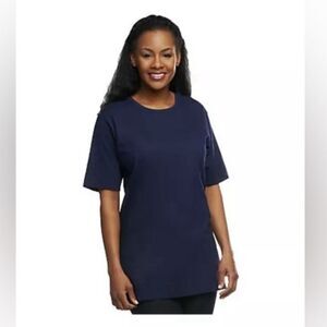 Denim & Co ClassicBlack Cotton Tee Sz XL